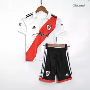 River Plate Home Jersey Kit 2022/23 Kids(Jersey+Shorts) - goaljerseys