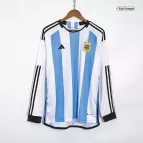 Argentina 3 Stars Home Jersey 2022 - Long Sleeve - goaljerseys
