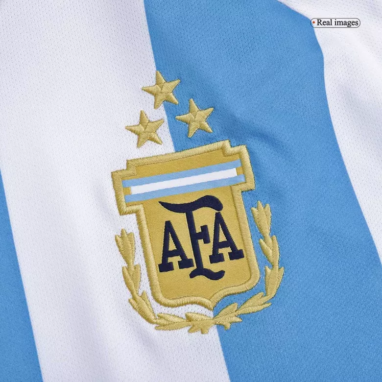 Argentina 3 Stars Home Jersey 2022 - Long Sleeve - gojersey