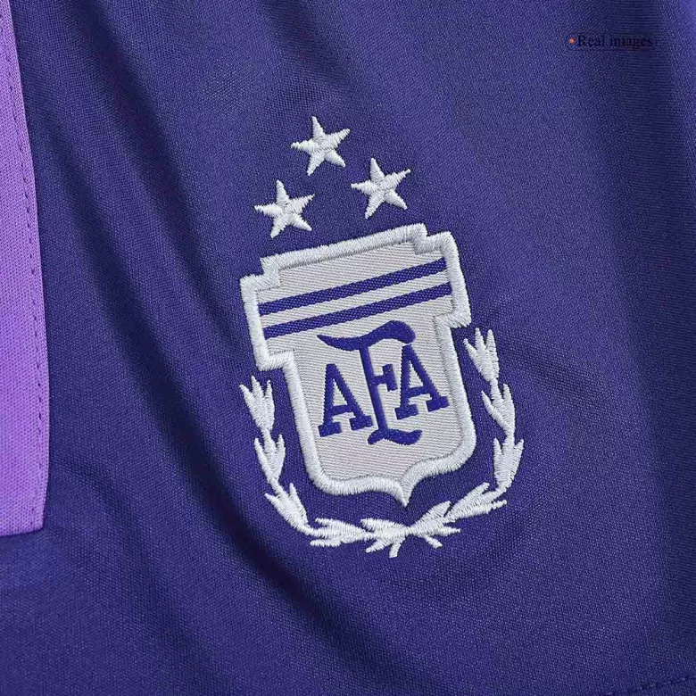 Argentina Three Star Away Soccer Shorts 2022-Champion Edition - gojersey