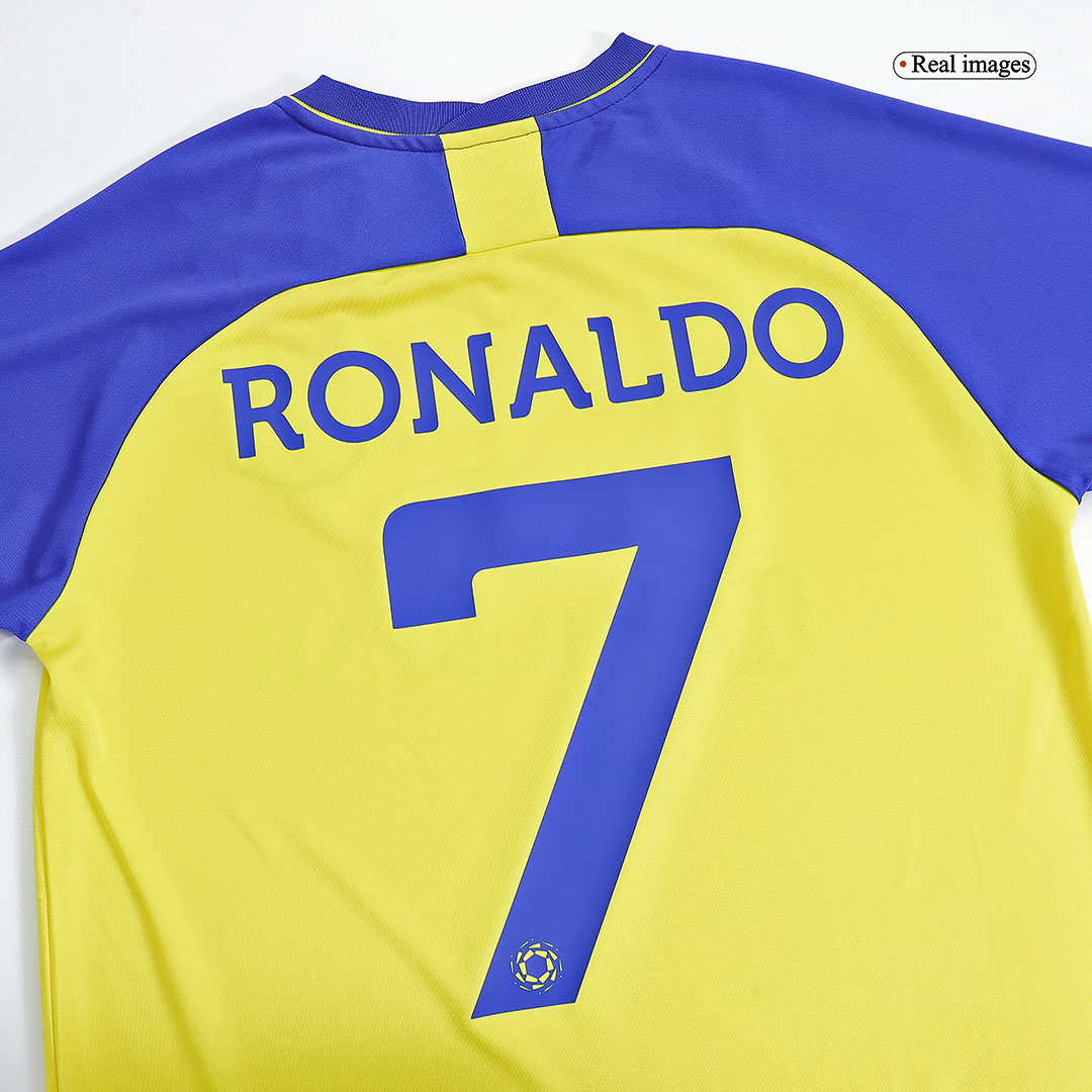 Brand New Home AL NASSR RONALDO 7 2022/23 Football Kids Kit 