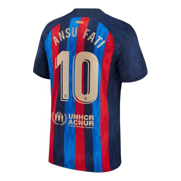 2022-2023 Barcelona Home Shirt (Kids) (MESSI 10)