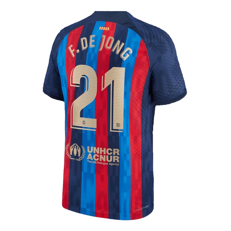 Barcelona F. DE JONG #21 Home Jersey Authentic 2022/23 - gojersey
