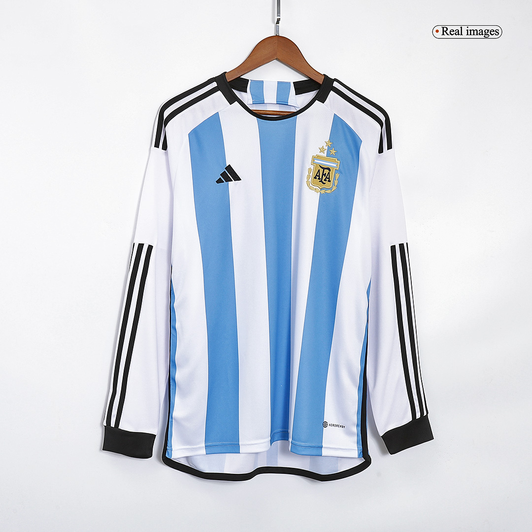 Argentina￼ 2022 World Cup Home Jersey Qatar 2XL Slim Lionel Messi￼ #10  Authentic