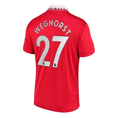 Manchester United WEGHORST #27 Home Jersey 2022/23 - gogoalshop