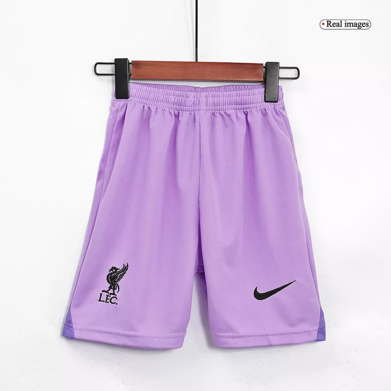 Liverpool Goalkeeper Jersey Kit 2022/23 Kids(Jersey+Shorts) - gojersey