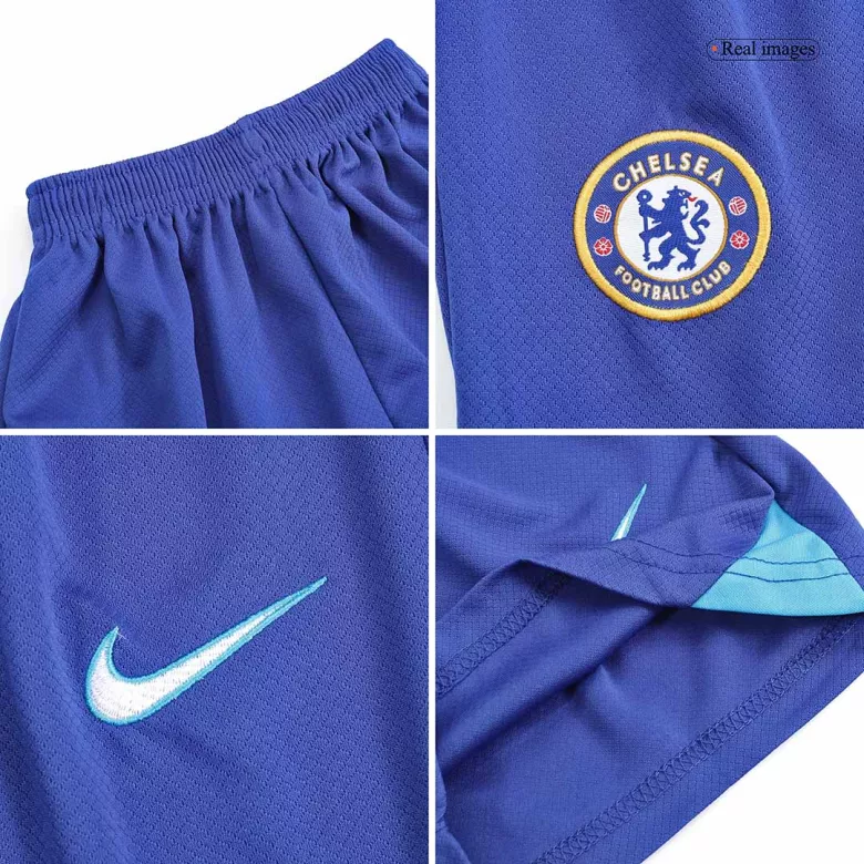 Chelsea Home Jersey Kit 2022/23 Kids(Jersey+Shorts) - gojersey