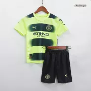 Manchester City Third Away Jersey Kit 2022/23 Kids(Jersey+Shorts) - goaljerseys