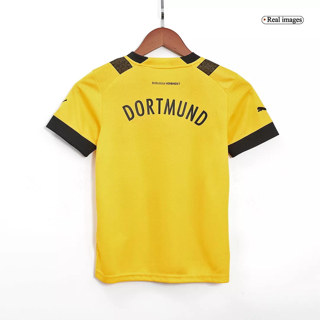 Borussia Dortmund Home Jersey Kit 2022/23 Kids(Jersey+Shorts) - goaljerseys