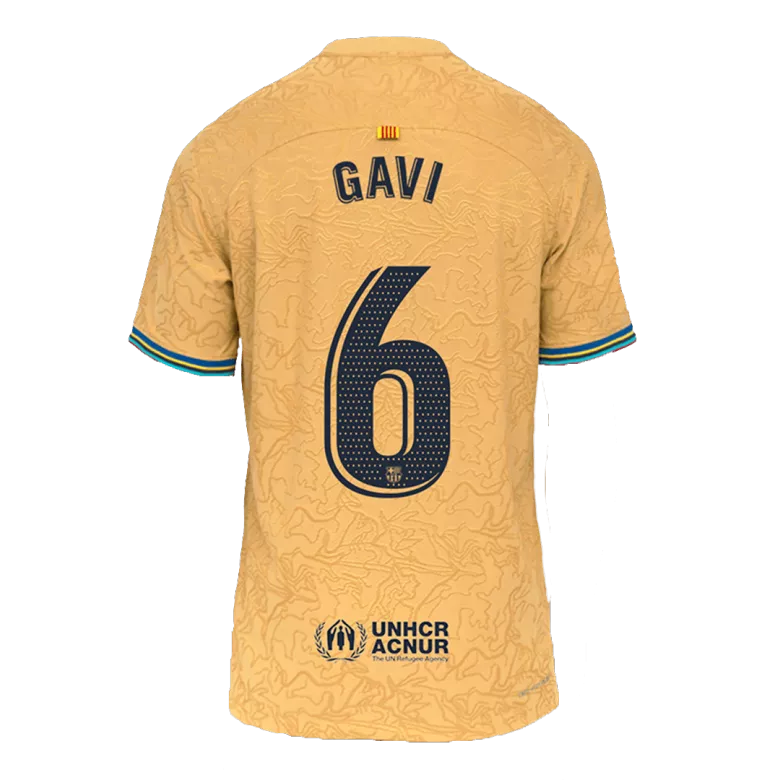 Barcelona GAVI #6 Away Jersey Authentic 2022/23 - gojersey