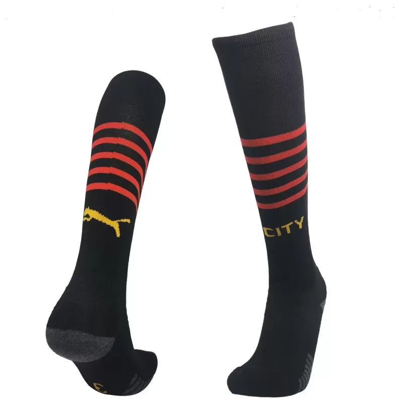 Manchester City Away Soccer Socks 2022/23 - gojersey