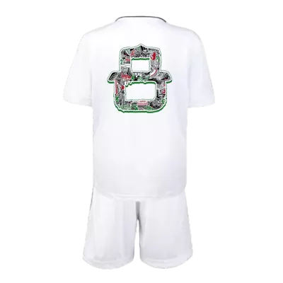 Real Madrid Unique #8 Jersey Kit 2022/23 Kids(Jersey+Shorts) - Special Club World Cup - gojersey