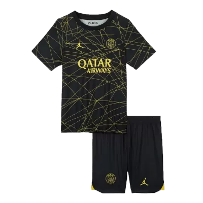 PSG Fourth Away Jersey Kit 2022/23 Kids(Jersey+Shorts) - gojersey