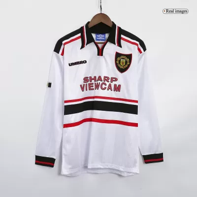 Manchester United Away Jersey Retro 1998/99 - Long Sleeve - gojersey
