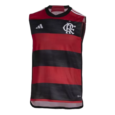 CR Flamengo Sleeveless Training Jersey 2023/24 - Red&Black - gojersey