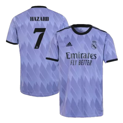 Real Madrid HAZARD #7 Away Jersey 2022/23 - gojersey