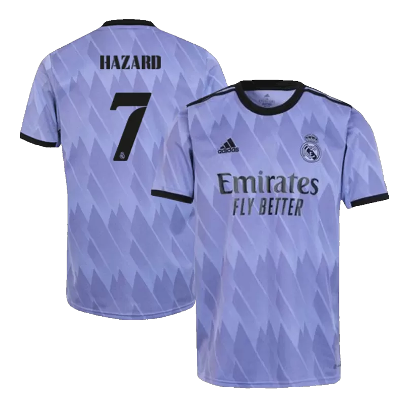 Real Madrid HAZARD #7 Away Jersey 2022/23 - gojersey