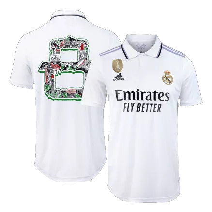 Real Madrid Unique #8 Jersey Authentic 2022/23 - Special Club World Cup - gojerseys