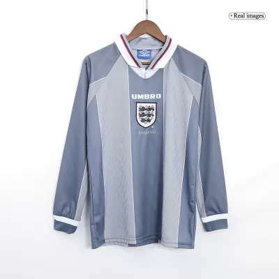 England Away Jersey Retro 1996 - Long Sleeve - gojersey
