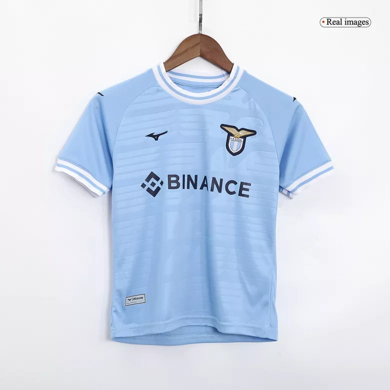 Lazio Home Jersey Kit 2022/23 Kids(Jersey+Shorts) - gojersey