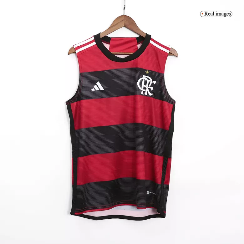 CR Flamengo Sleeveless Training Jersey 2023/24 - Red&Black - gojersey