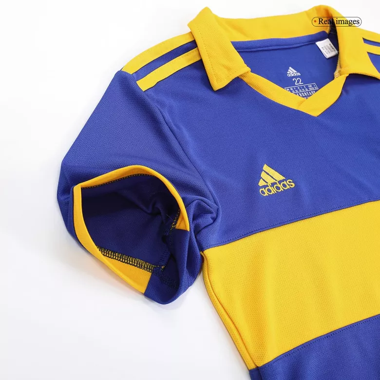 Boca Juniors Home Jersey Kit 2022/23 Kids(Jersey+Shorts) - gojersey