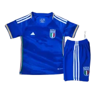Italy Home Jersey Kit 2023/24 Kids(Jersey+Shorts) - goaljerseys