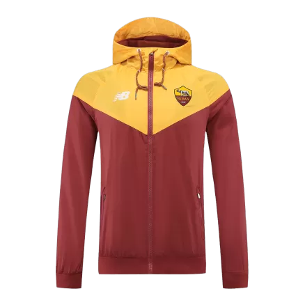 Roma Hoodie Jacket 2022/23 Black&Red - gojerseys
