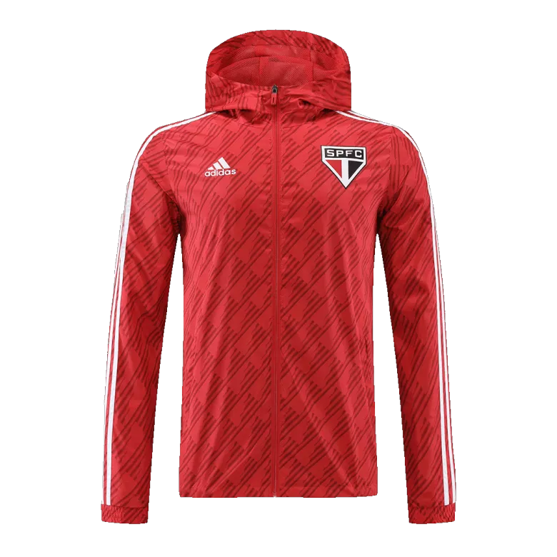 Sao Paulo FC Hoodie Jacket 2022/23 Red - gojersey