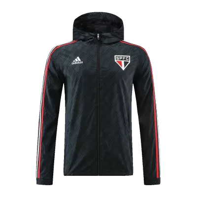 Sao Paulo FC Hoodie Jacket 2022/23 Black - gogoalshop