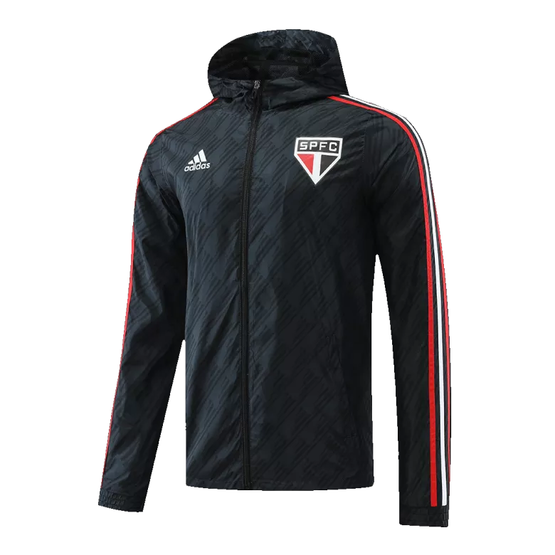 Sao Paulo FC Hoodie Jacket 2022/23 Black - gojersey