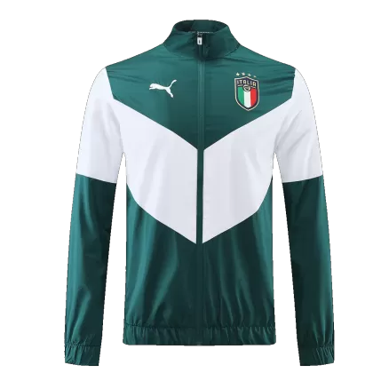 Italy Windbreaker 2022 - Green&White - gojerseys