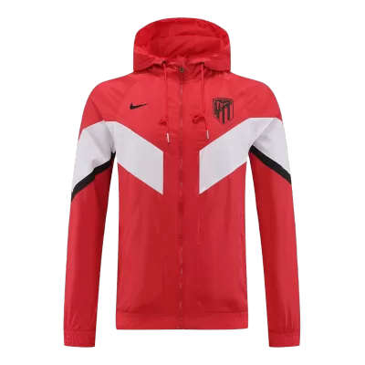 Atletico Madrid Hoodie Jacket 2022/23 Red&White - gojersey