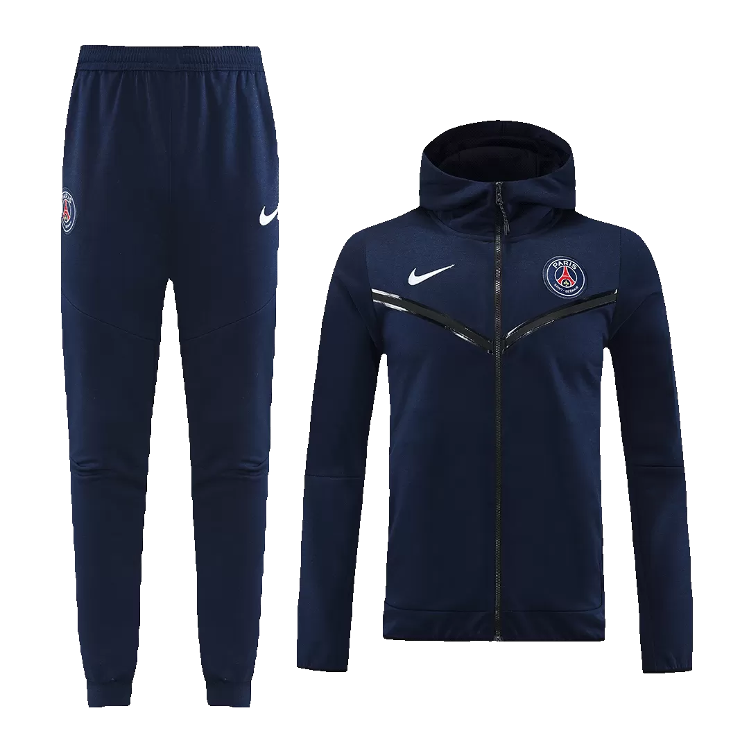 PSG Hoodie Sweatshirt Kit 2022/23 - Navy (Top+Pants)