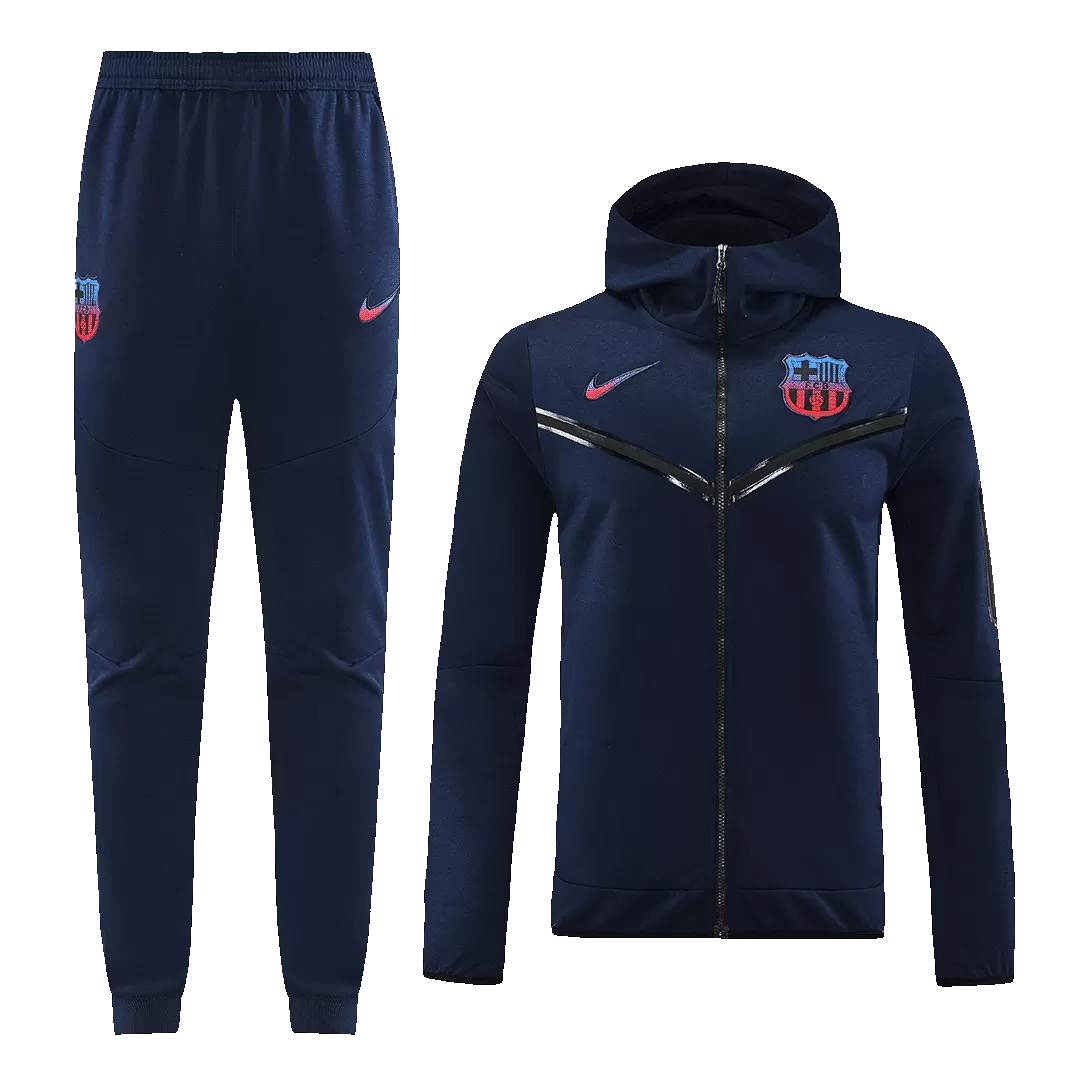 Barcelona Hoodie Sweatshirt Kit 2022/23 - Navy (Top+Pants)
