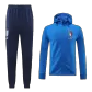 Italy Hoodie Sweatshirt Kit 2022/23 - Blue (Top+Pants) - goaljerseys