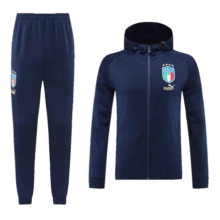 Italy Hoodie Sweatshirt Kit 2022/23 - Navy (Top+Pants) - gojerseys