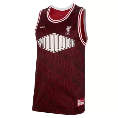 Liverpool x LeBron James Sleeveless Training Jersey 2022/23 - Black&Red - gojersey