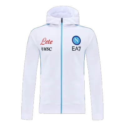 Napoli Hoodie Jacket 2022/23 White - gogoalshop
