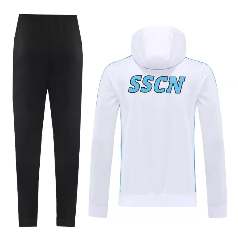 Napoli Hoodie Sweatshirt Kit 2022/23 - White (Top+Pants) - gojerseys