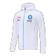 Napoli Hoodie Jacket 2022/23 White - gojerseys