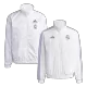 Real Madrid Reversible Anthem Jacket 2022/23 White - gojerseys
