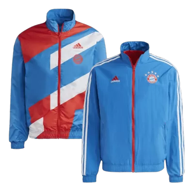 Bayern Munich Reversible Anthem Jacket 2022/23 Blue - gojersey