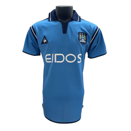 Manchester City Home Jersey Retro 2001/02 - gojersey