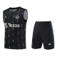 Manchester United Sleeveless Training Jersey Kit 2022/23 Black - gojerseys