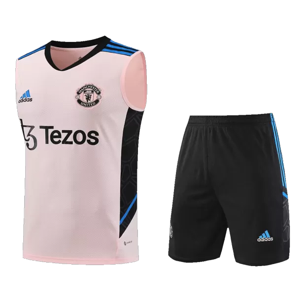 ADIDAS MANCHESTER UNITED 22/23 PREMATCH JERSEY YOUTH (BLACK/PINK)