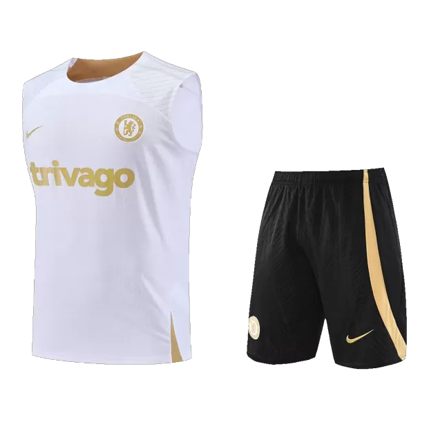 Arsenal Sleeveless Training Kit 2023/24 - White