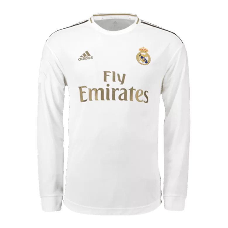 Real Madrid Home Jersey Retro 2019/20 - Long Sleeve - gojersey