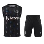 Manchester United Sleeveless Training Jersey Kit 2022/23 Black - goaljerseys