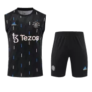 Manchester United Sleeveless Training Jersey Kit 2022/23 Black - goaljerseys